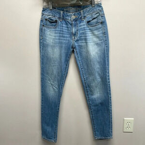 American Eagle Outfitters Medium Wash Boy Jean 0 Regular